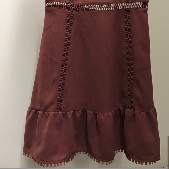 Anthropologie Moon River Open Back Lattice Dress - Picture 4 of 5